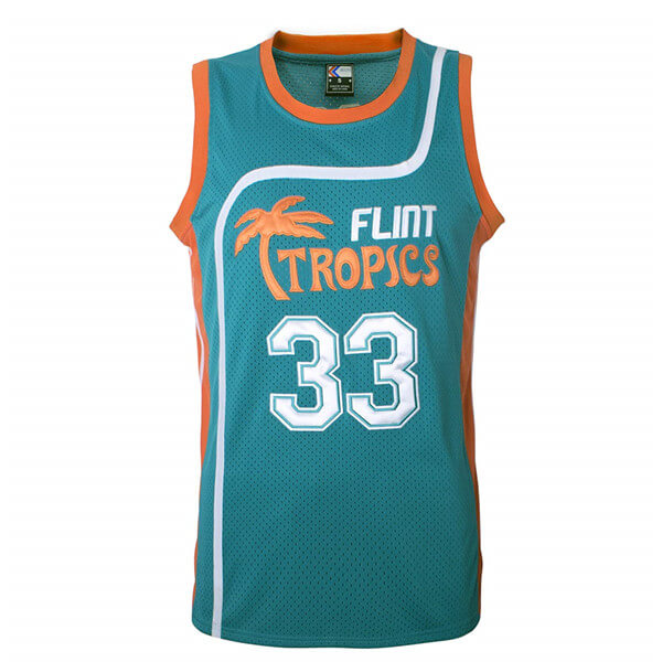 Jackie Moon 33 Flint Tropics Semi Pro Jersey White