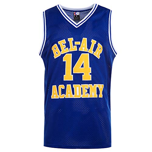 Fresh Prince of Bel Air Academy #14 Will Smith Basketball Jersey Men’s  Medium