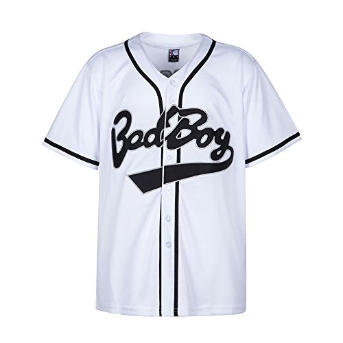 Bad Boy Biggie #10 Hip-Hop Baseball Jersey – 99Jersey®: Your
