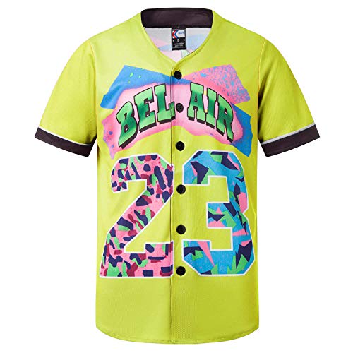 MolpeBel Air Baseball Jersey 90s Clothing for Women, Unisex Hip