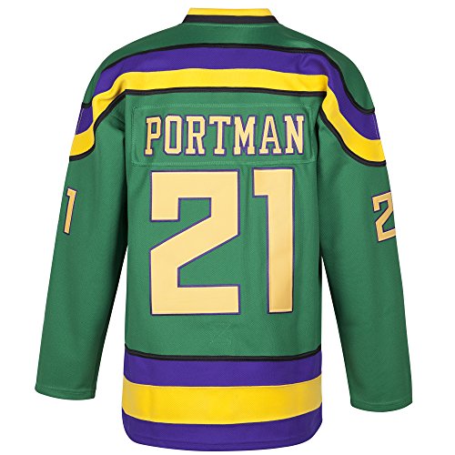 Dean Portman 21 Mighty Ducks Hockey Jersey