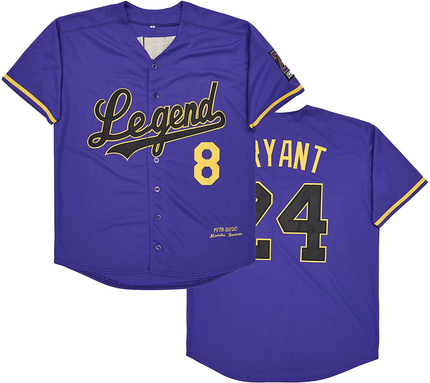 Kobe Bryant #8 Legend Baseball Jersey