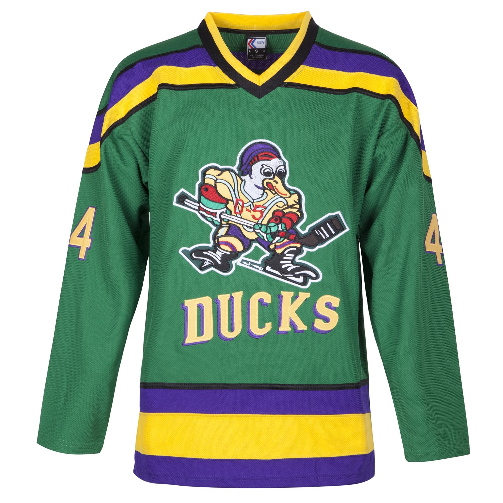 Fulton Reed Mighty Ducks 44 Ice Hockey Jersey, Small / Green