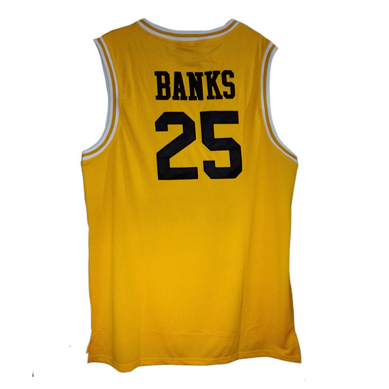 Bel Air Acacdemy Carlton Banks #25 Fresh Prince Jersey