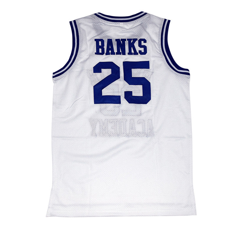 Bel Air Acacdemy Carlton Banks #25 Fresh Prince Jersey