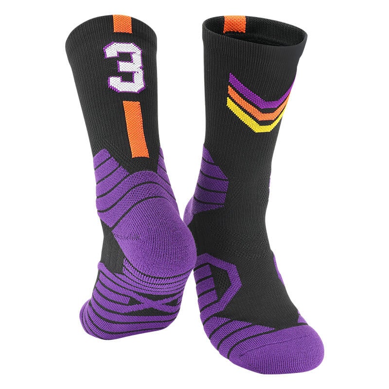 No.3 PHX Compression Basketball Socks freeshipping - Jersey One
