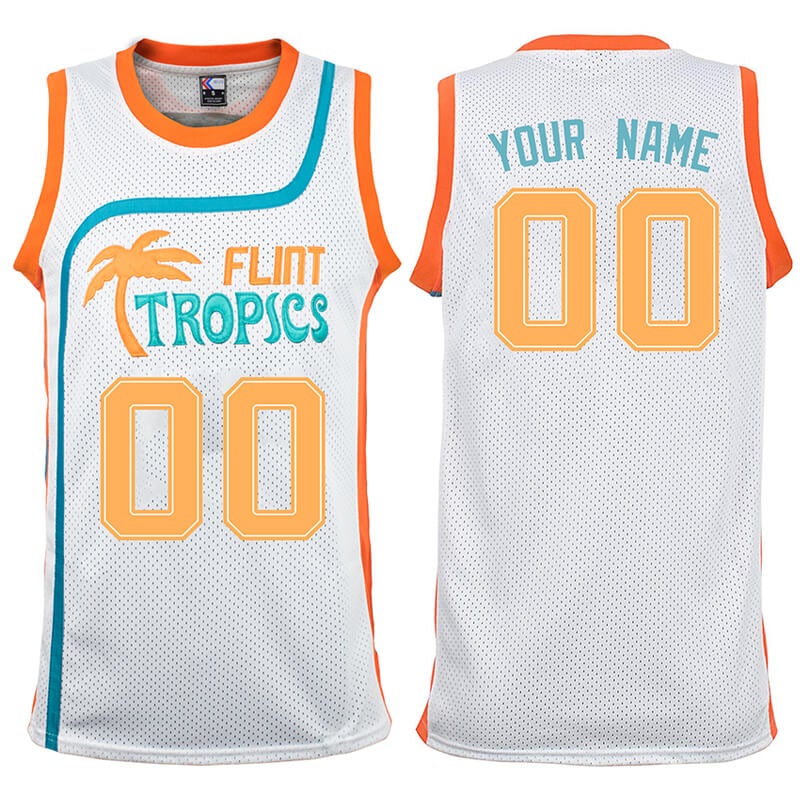 custom flint tropics jersey white