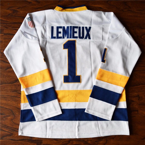 denis lemieux slap shot jersey