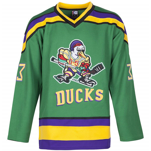 Greg Goldberg #33 Mighty Ducks Movie Jersey