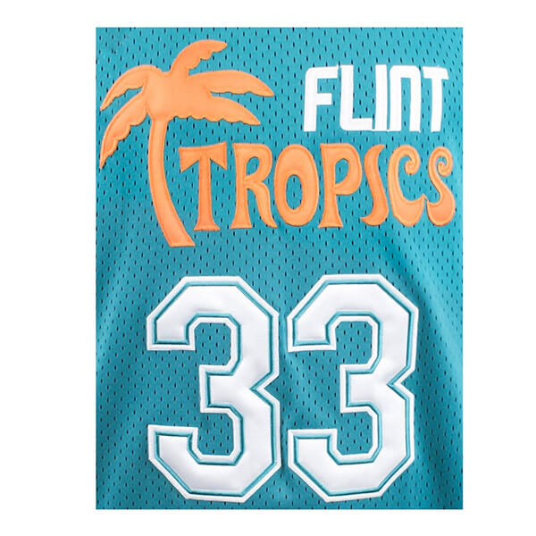 Jackie Moon 33 Flint Tropics Semi Pro Jersey White