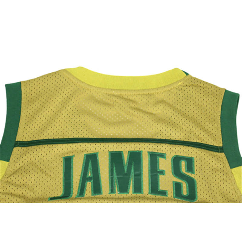 lebron james high school throwback jersey