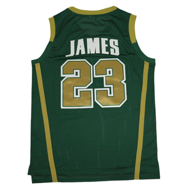 lebron james irish high school jersey