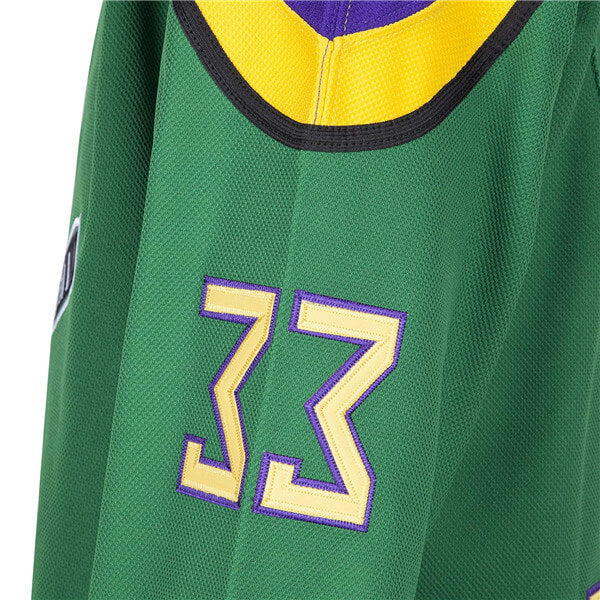 Greg Goldberg #33 Mighty Ducks Movie Jersey