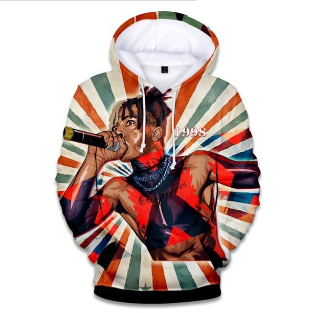XXXtentacion 3D Printed Hoodies freeshipping - Jersey One