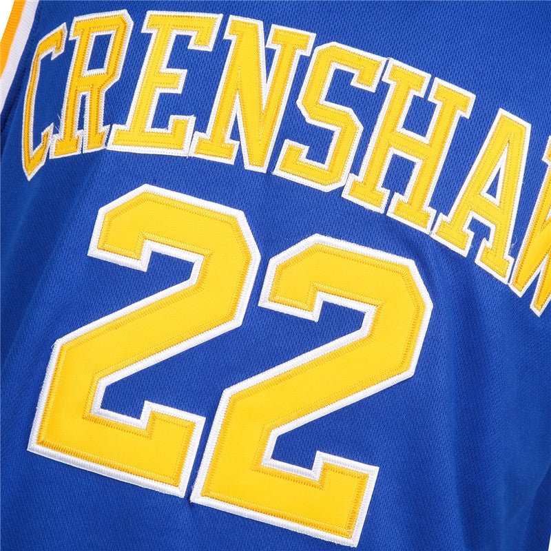Quincy McCall #22 Love & Basketball Crenshaw High School Jersey