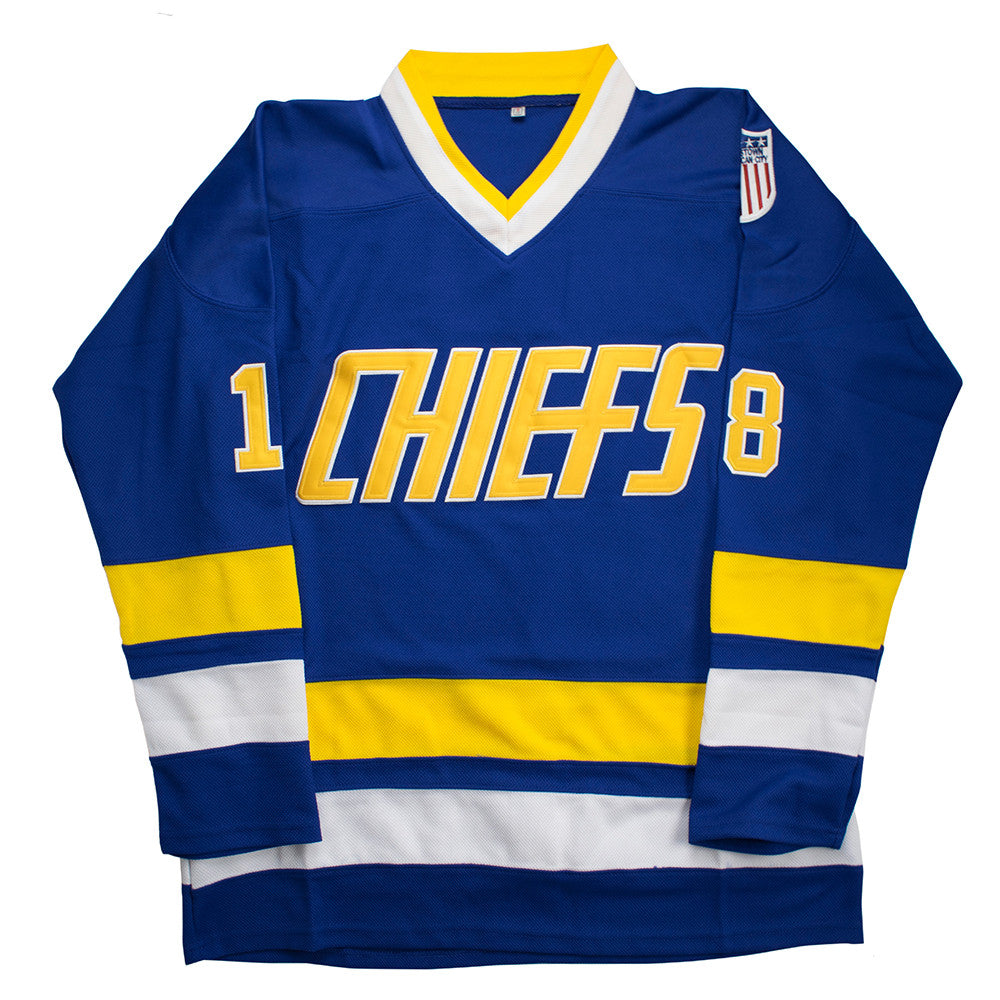 MOLPE Charlestown Chiefs Hanson Brothers Slap Shot Hockey Jersey