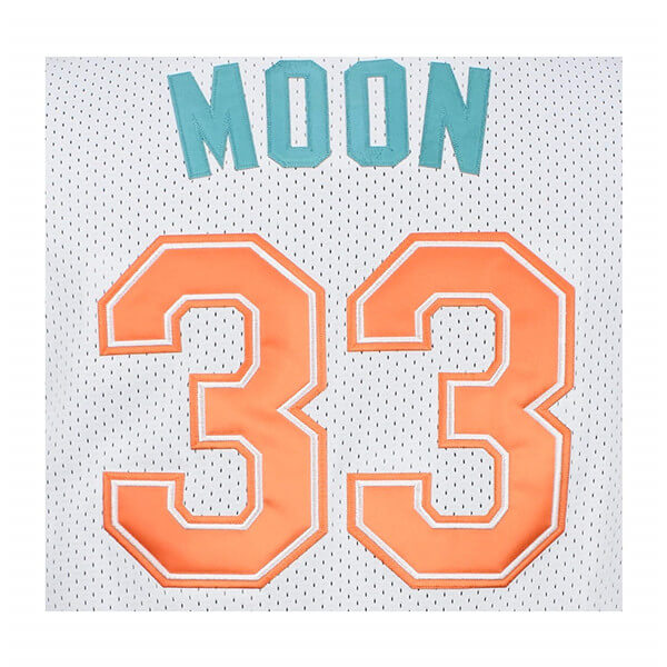 Jackie Moon 33 Flint Tropics Semi Pro Jersey White