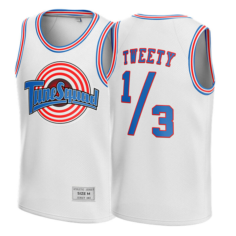 Space Jam Tune Squad Basketball Jersey - White - Tweety