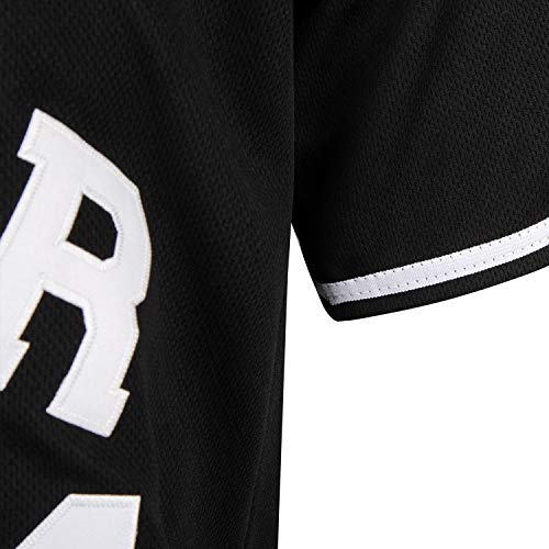 Bel Air Acacdemy Will Smith 14 Baseball Jersey Black