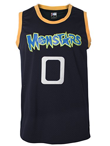 MOLPE "Alien 0 Monstars Jersey S-XXXL Dark Blue, 90S Hip Hop Clothing for Party, Stitched Letters and Numbers