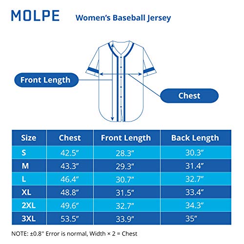 MOLPE Bel-Air 30 Printed Baseball Jersey for Men and Women, Black