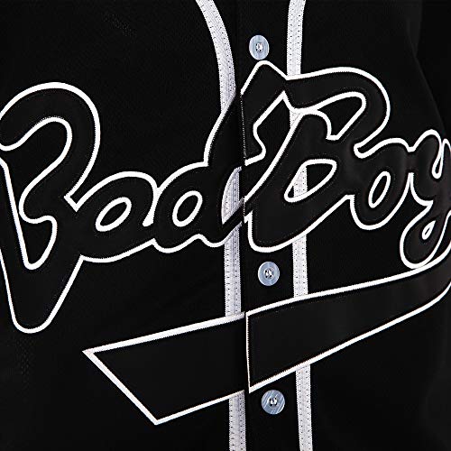 Bad Boy #10 Biggie Smalls Baseball Jersey Black