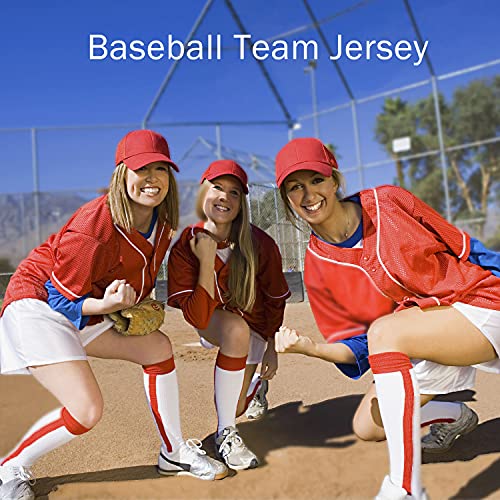 MOLPE Womens Baseball Button Down Jersey, Navy - 2