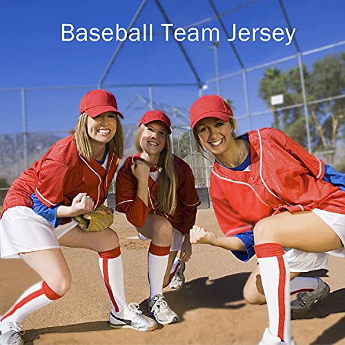 MOLPE Women Button Down Baseball Jersey, Black -2