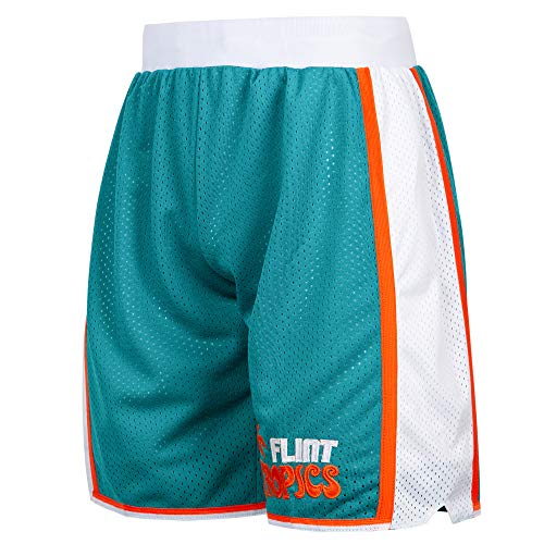 Flint Tropics Semi Pro Basketball Shorts Green