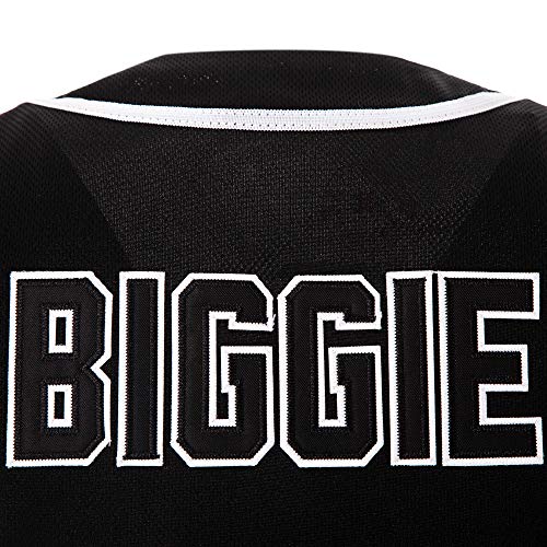 Bad Boy #10 Biggie Smalls Baseball Jersey Black