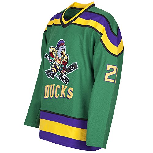 CCM Mighty Ducks D2 Movie Team USA Hockey Jersey #21 Dean Portman Stitched