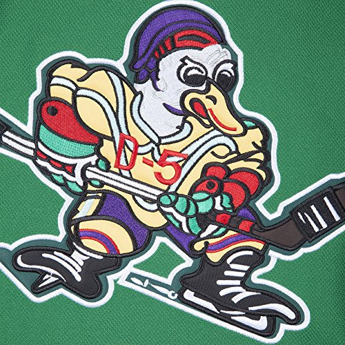 Mighty Ducks Jersey Movie Hockey Jersey #21 Dean Portman #33 Grey Goldberg  #44 Fulton Reed #66 Gordon Bombay Jersey