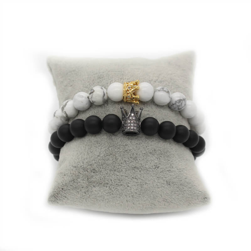 King & Queen Bracelet - Gift for Valentine's Day freeshipping - Jersey One