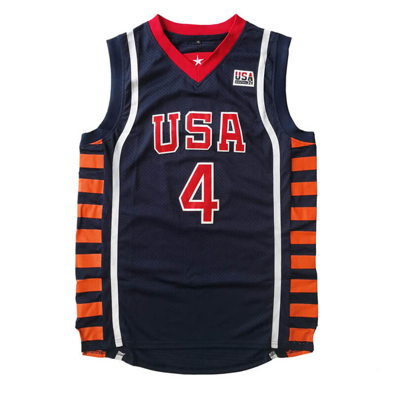 allen iverson olympic game jersey