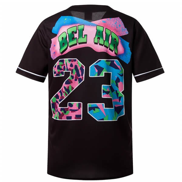 90s Bel Air 23 Printed Baseball Jersey freeshipping - Jersey One