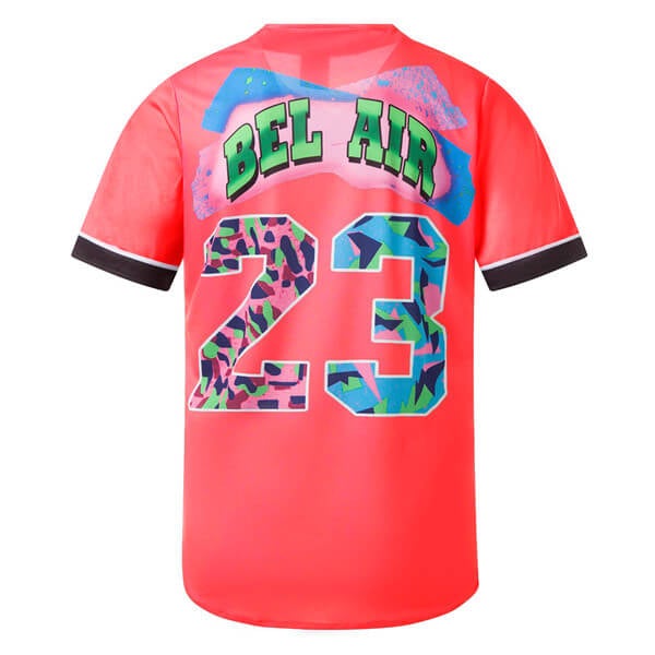 90s Bel Air 23 Printed Baseball Jersey freeshipping - Jersey One