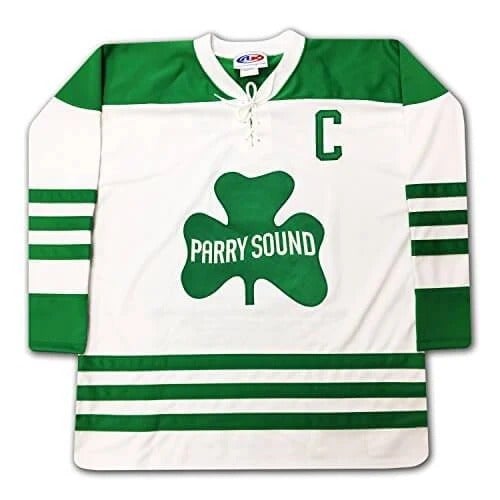 bobby orr parry sound shamrocks hockey jersey