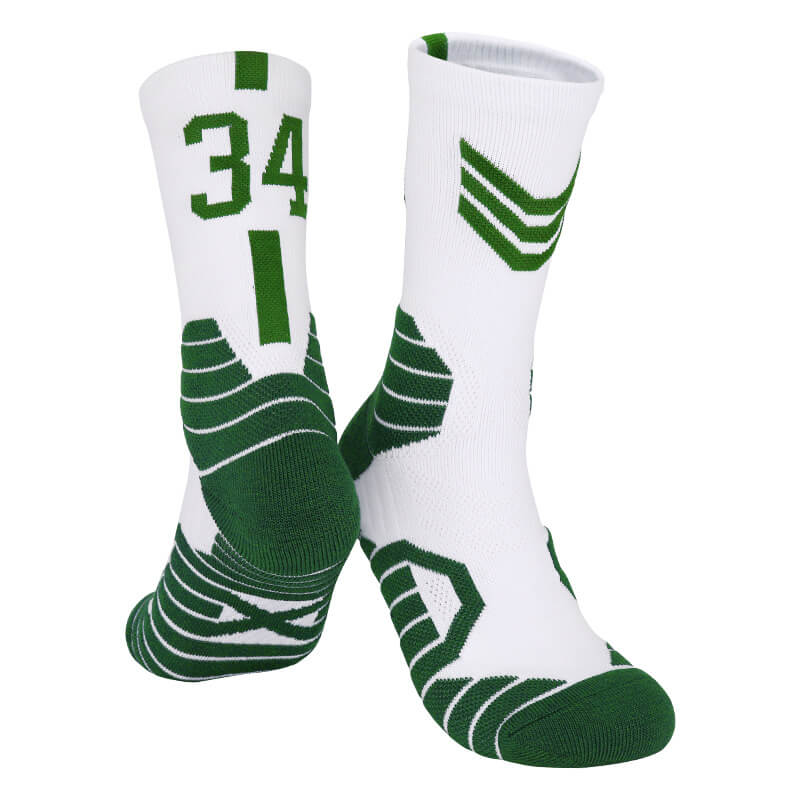 No.34 Compression Basketball Socks freeshipping - Jersey One