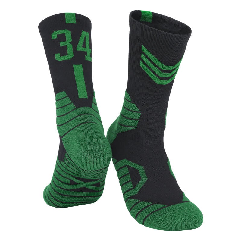 No.34 Compression Basketball Socks freeshipping - Jersey One