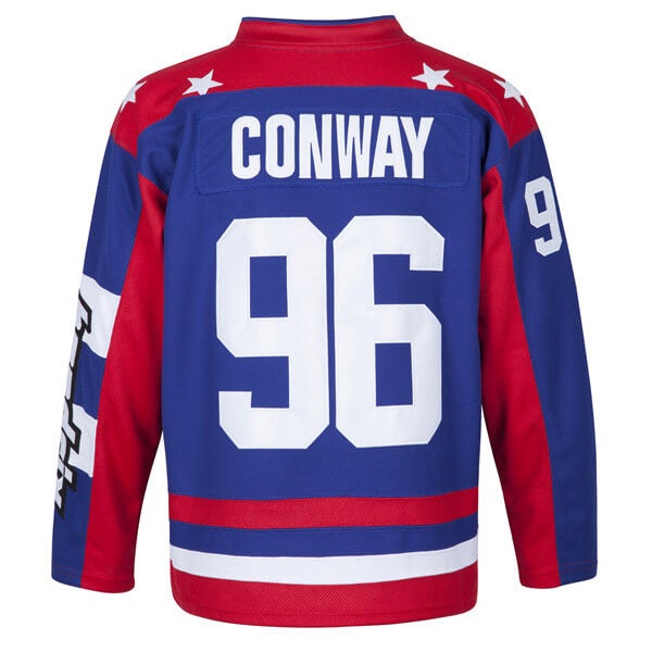 Charlie Conway 96 USA Hockey Jersey Costume Mighty Ducks 2 D2 Movie Uniform  Gift 