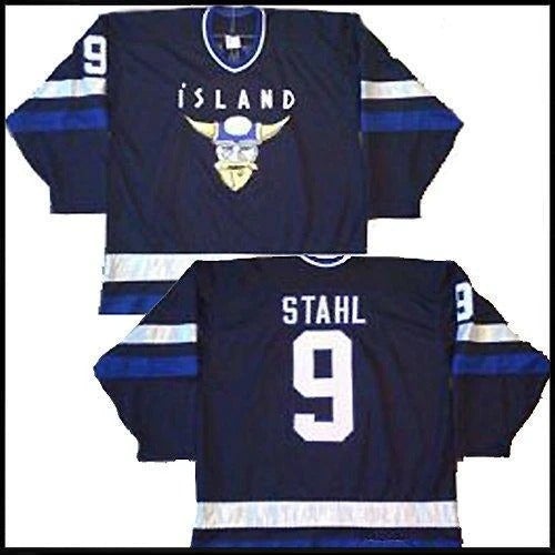 gunnar stahl 9 iceland hockey jersey