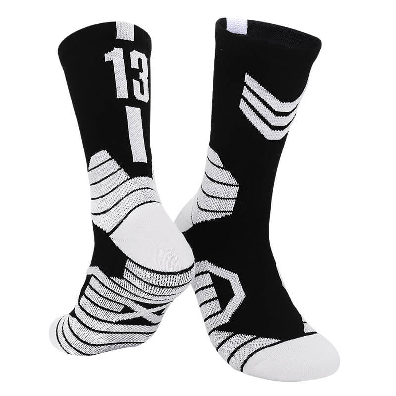 No.13 BLKN Compression Basketball Socks freeshipping - Jersey One