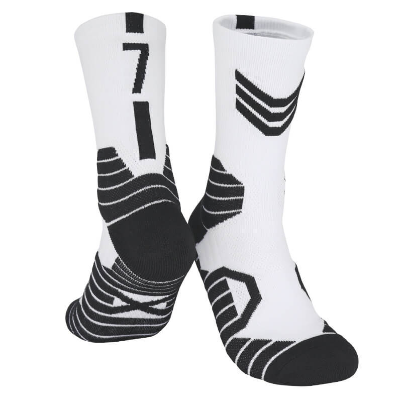 No.7 BLKN Compression Basketball Socks freeshipping - Jersey One