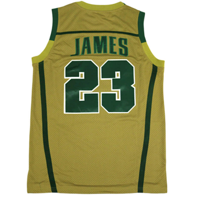 LeBron James' High School Jersey: A Golden Relic of Greatness — DJR  Authentication
