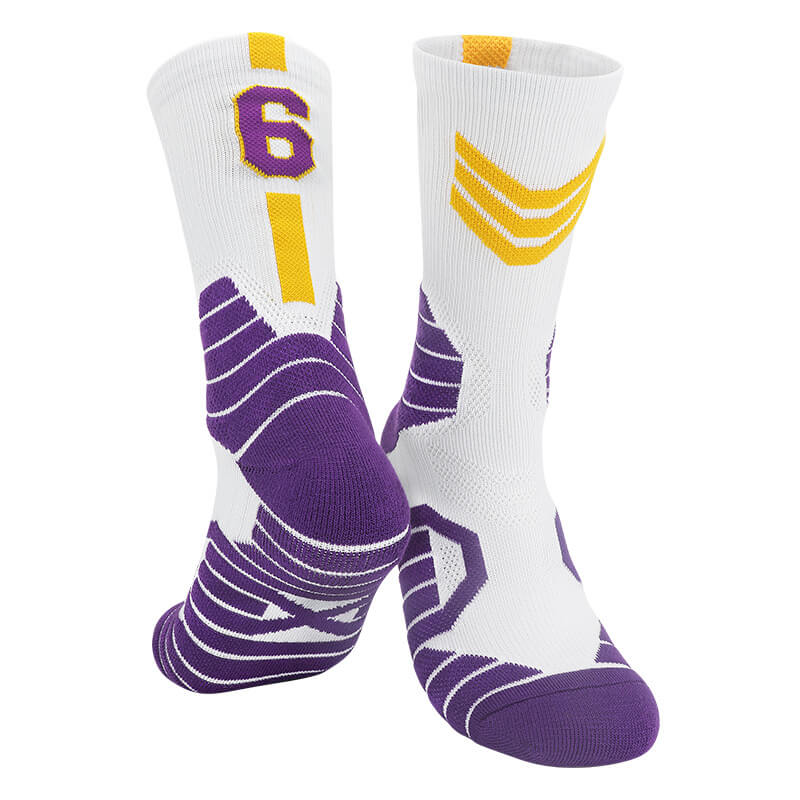 No.6 LA Compression Basketball Socks freeshipping - Jersey One