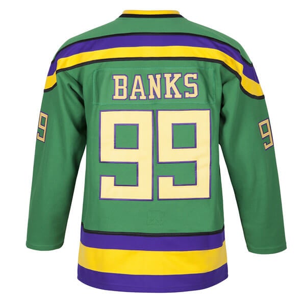 Buy Adam Banks #99 Mighty Ducks Movie Jersey – MOLPE