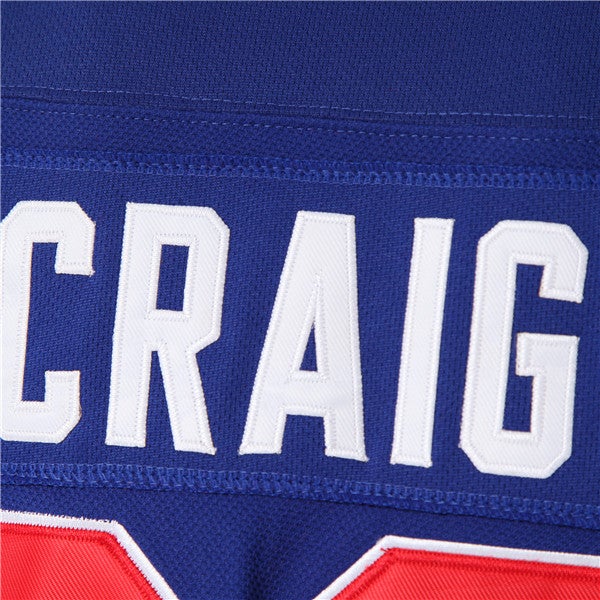 Hockey Jersey Jim Craig #30 Team USA Miracle on Ice Blue