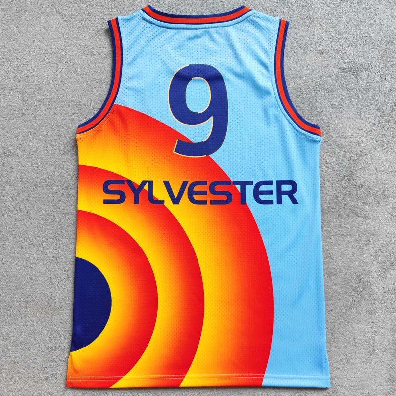 Sylvester 9 Space Jam 2 Tune Squad Jersey freeshipping - Jersey One