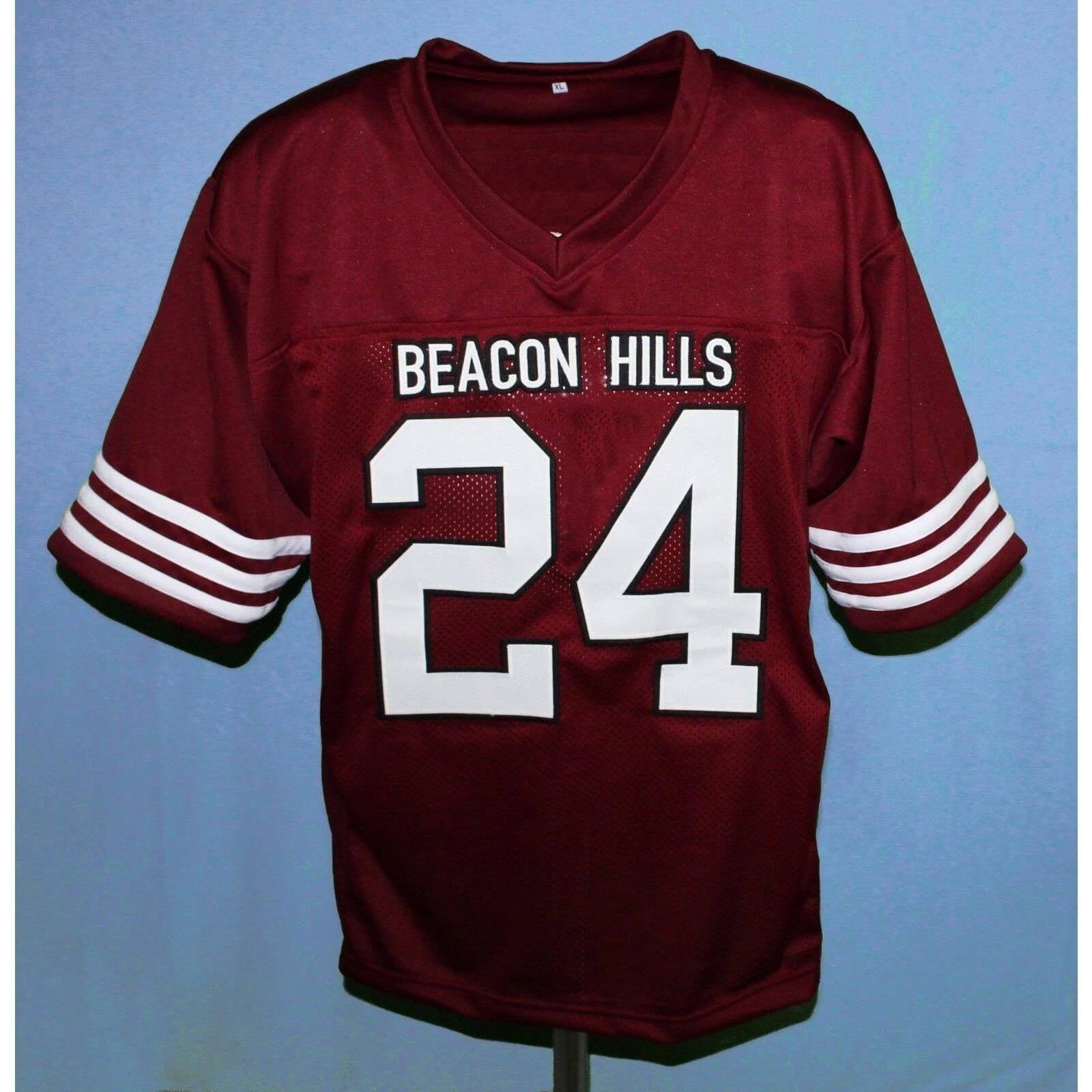 stiles stilinsk 24 teen wolf jersey beacon hills red