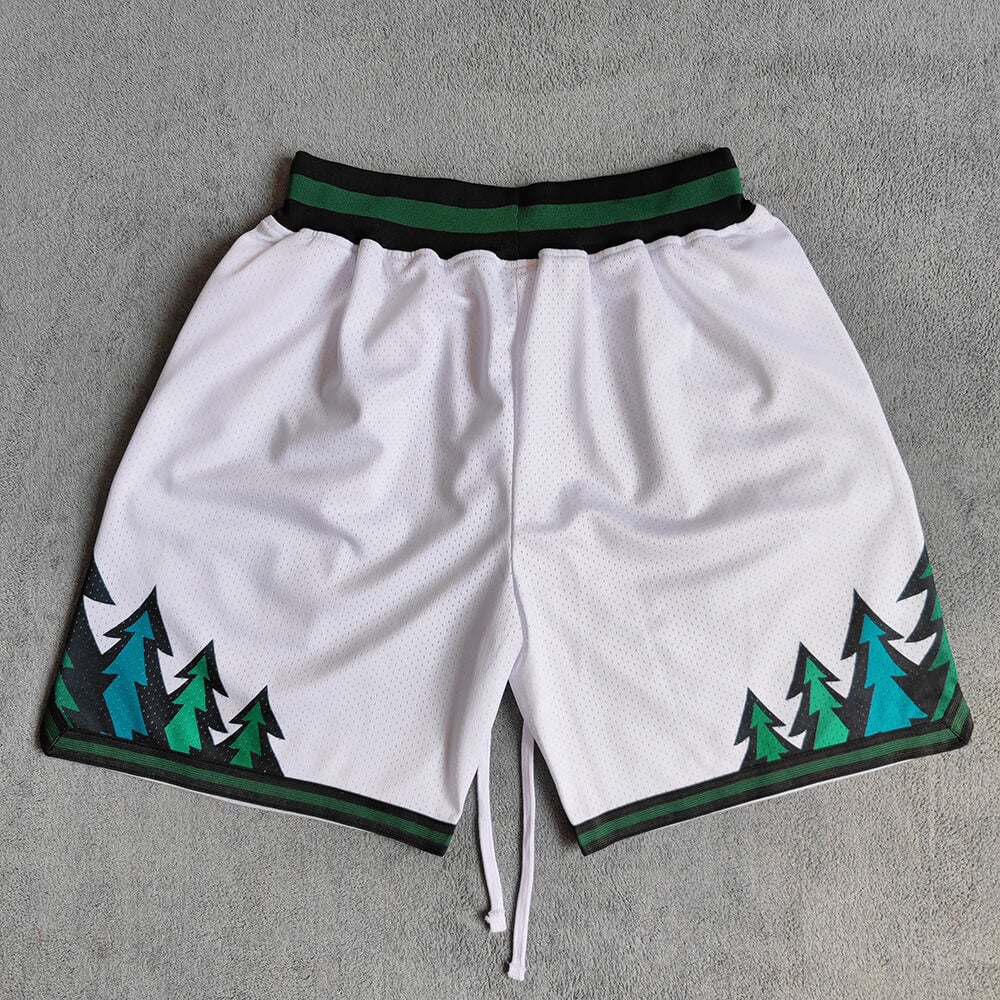 Thunder Printed Basketball Shorts with Zipper Pockets – MOLPE